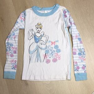 Disney x Hanna Andersson sz 8 Cinderella Princess PJ Long Sleeve Pajama Shirt